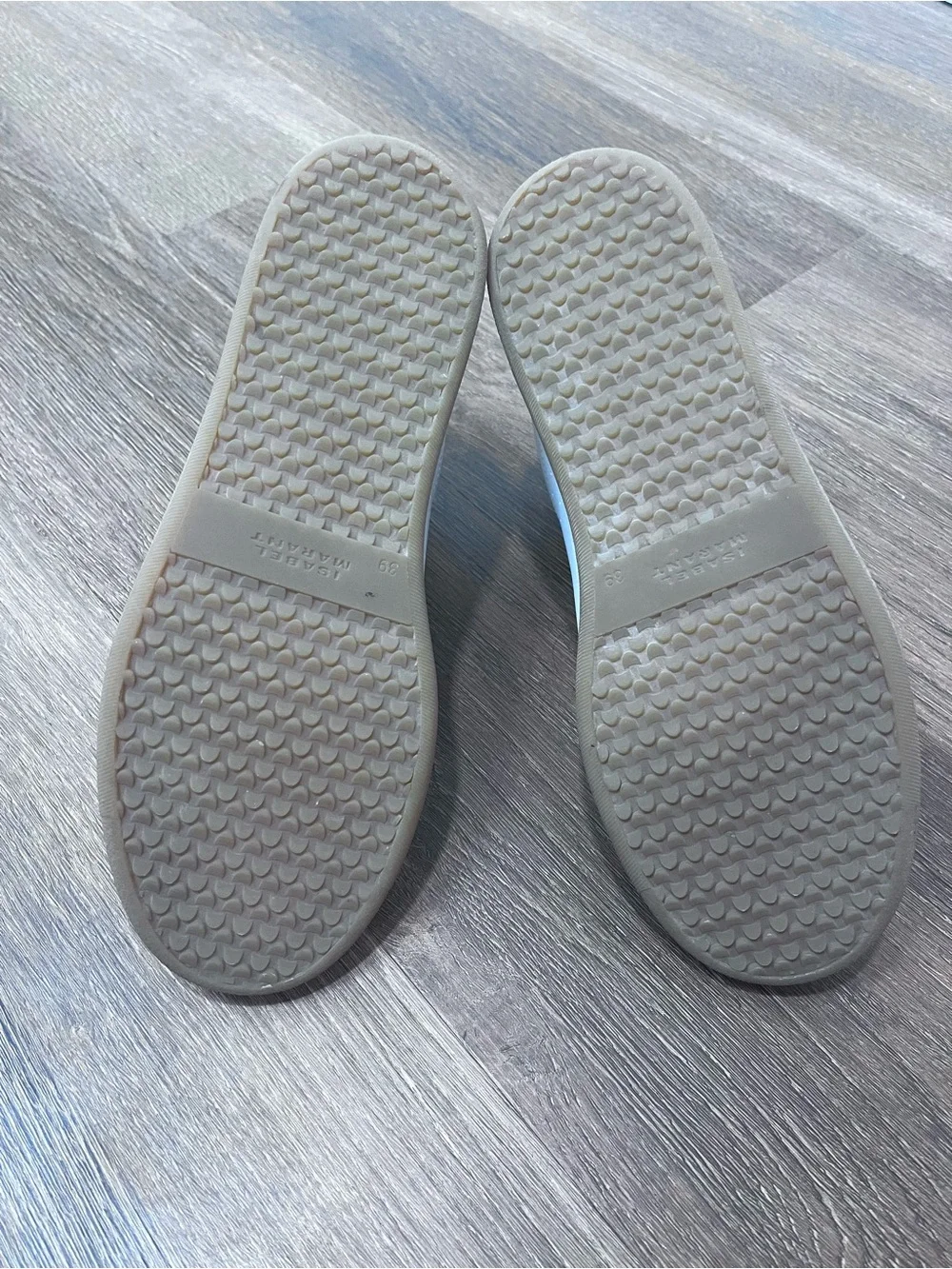 Isabel Marat Beth Velcro Black and White Sneaker Size 39
